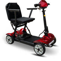 IVA Traveler 600 Rood – Luxe Opvouwbare Scootmobiel | Geen Rijbewijs