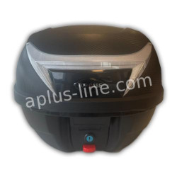 TOPCASE 35 LITER GRIJZE LENS