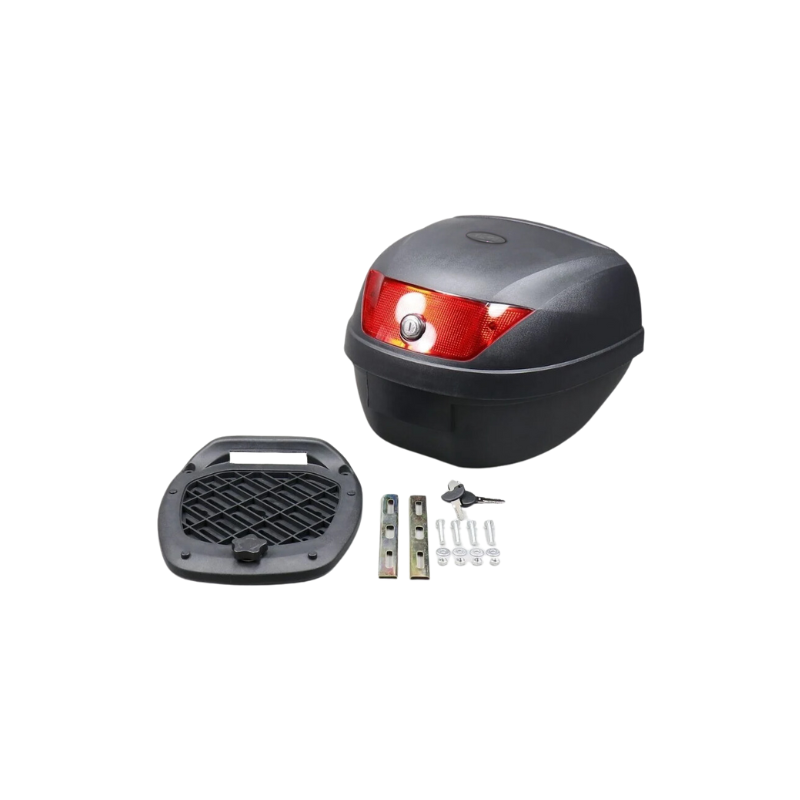 TOPCASE ZWART 28 LITER