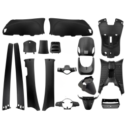 PLAATSET APLUS LOOK A LIKE LX / GTS TOSCANA MAT ZWART 17 DELIG