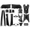 PLAATSET APLUS LOOK A LIKE LX / GTS TOSCANA MAT ZWART 17 DELIG