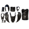 PLAATSET APLUS NEW FLASH/PICO MAT ZWART (ENKEL GESPOTEN DELEN)