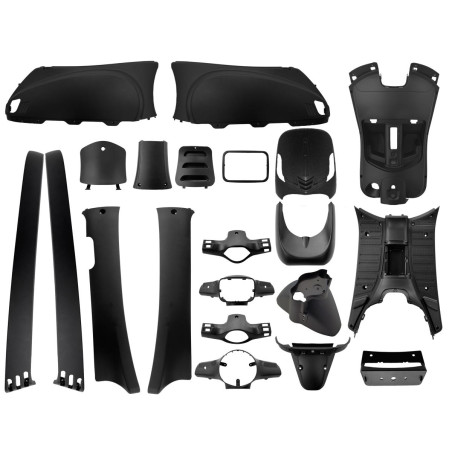 PLAATSET APLUS LOOK A LIKE LX / S MAT ZWART 19 DELIG - NEW FRONT
