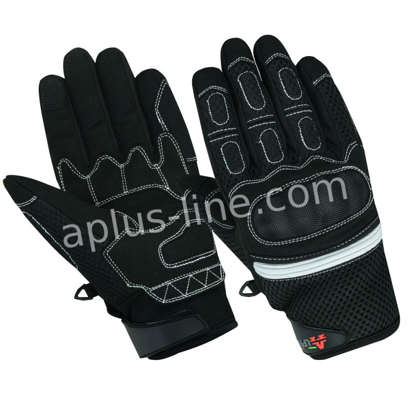 HANDSCHOEN ALPHA STYLING CITTA ZWART/WIT - M