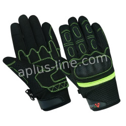 HANDSCHOEN ALPHA STYLING CITTA ZWART/FLUOR - M