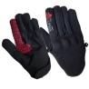 HANDSCHOEN ALPHA STYLING CARINO ZWART/ROOD - L