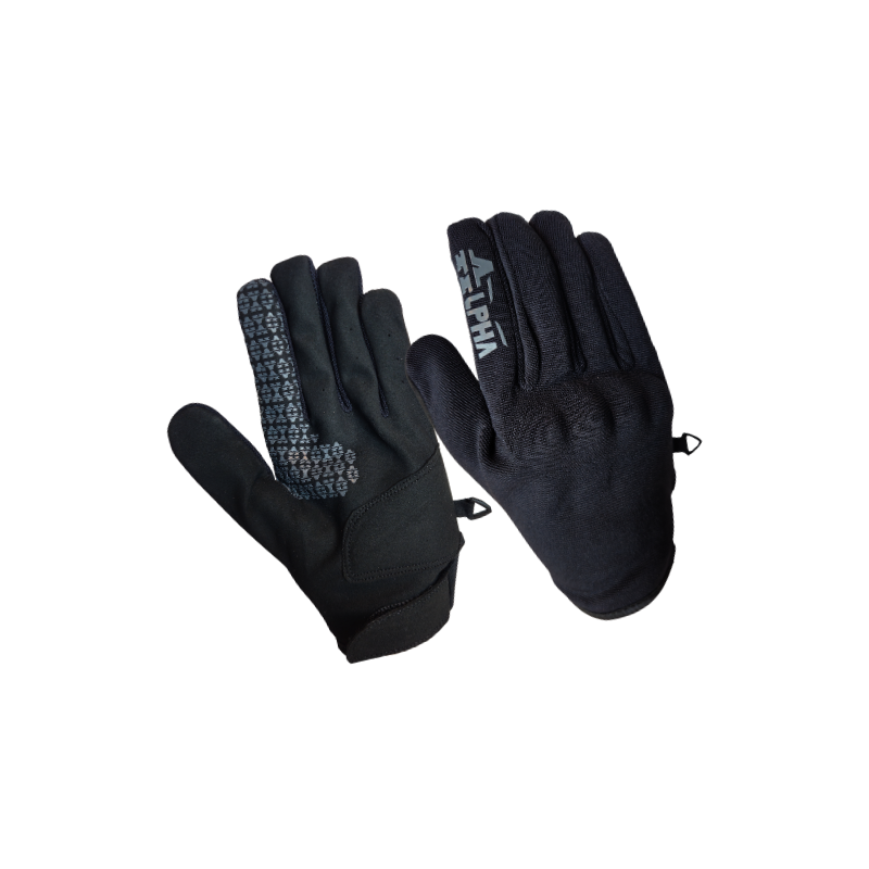 HANDSCHOEN ALPHA STYLING CARINO ZWART/GRIJS - XL