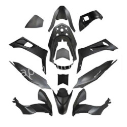 PLAATSET APLUS PASSEND OP HONDA PCX 125 '21 14DELIG - MAT ZWART