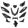 PLAATSET APLUS PASSEND OP YAMAHA NMAX 21' 12-DELIG - MAT ZWART