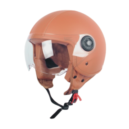 VITO Jethelm Leer Brown Amsterdam kopen? | QualityMotors
