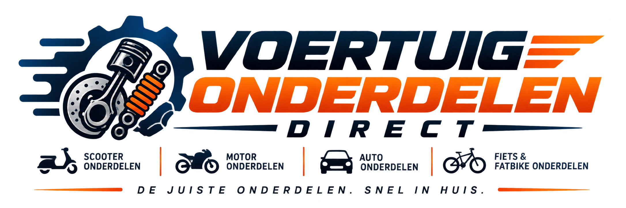 Voertuig Onderdelen Direct Online bestellen voor alle 2, 3 en 4 wiellers!